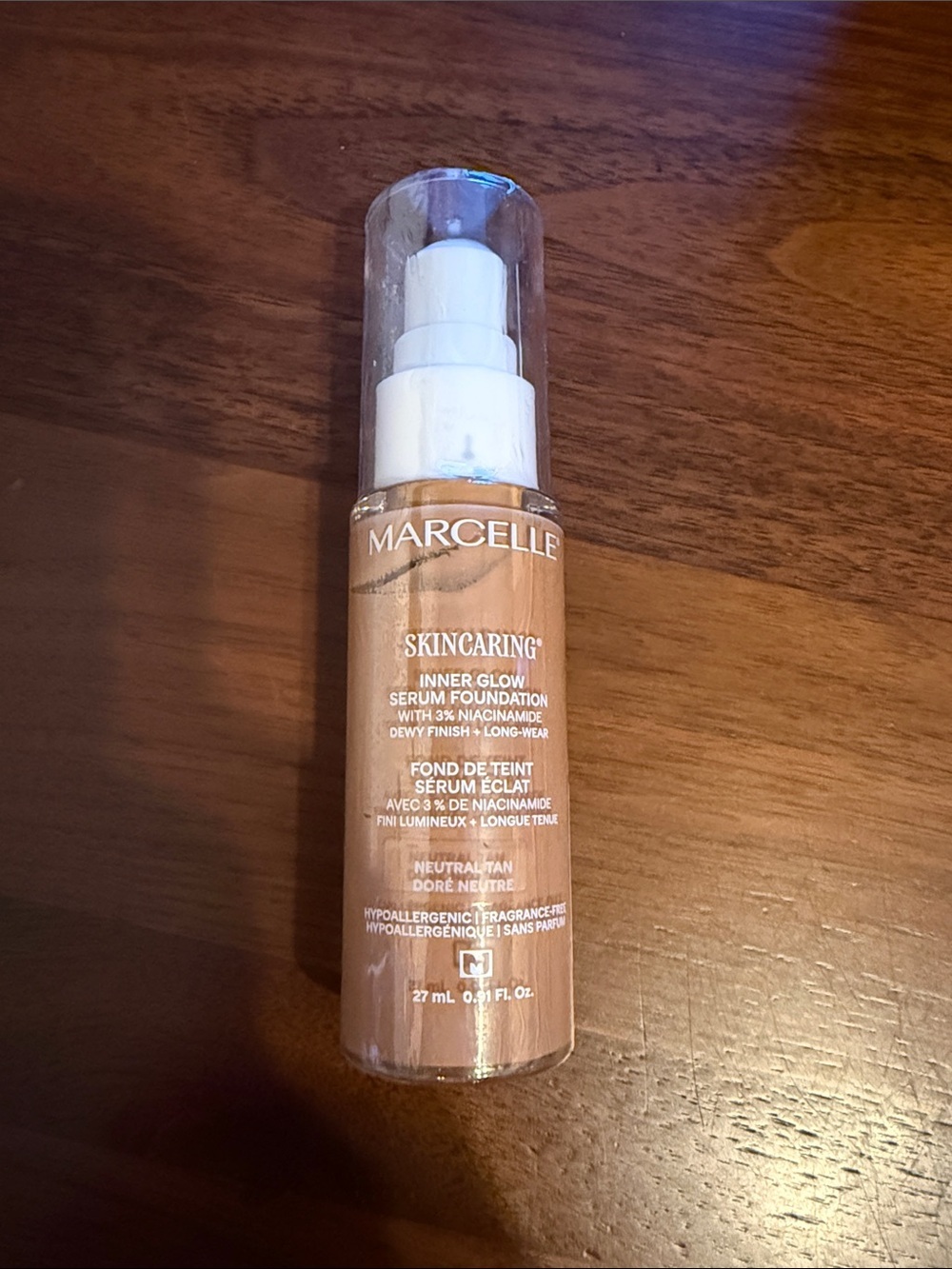 Marcelle Skincaring Inner Glow Serum Foundation - Neutral tan new